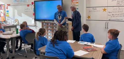 Governor Evers Visiting Mr. O'Connell's Classroom