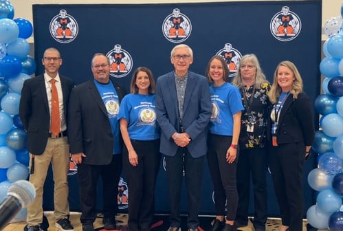 Administration Team and Governor Evers